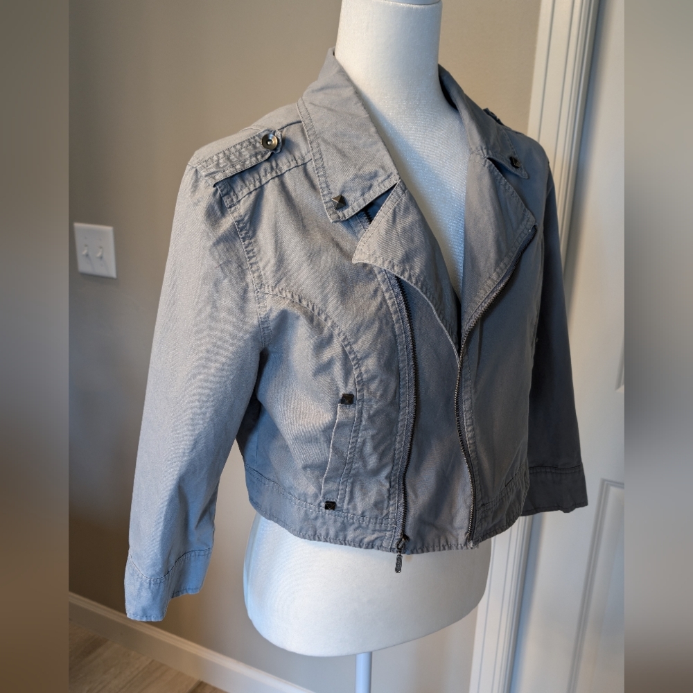 Decree Cropped Jacket Size L - Picture 2 of 5